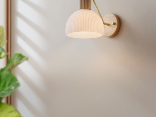 大正復古洋風 北美梣木壁燈 原木 職人手作 248LW