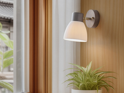 大正復古洋風 北美黑胡桃木壁燈 原木 手作 299LW