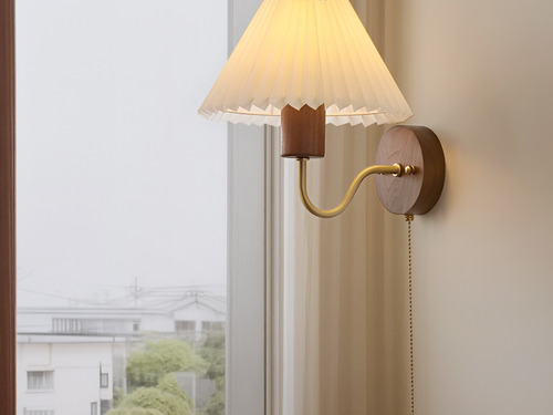 大正復古洋風 北美黑胡桃木壁燈 原木手作 色溫三段切換 362LW