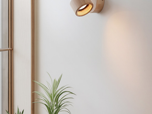 大正復古洋風 梣木 壁燈 原木 手作 色溫三段切換 377LW