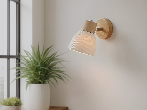 大正復古洋風 北美橡木壁燈 原木 職人手作 381LW