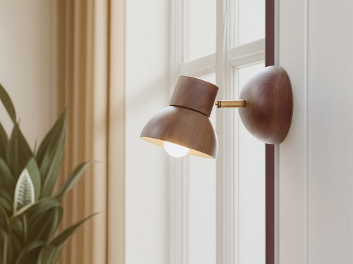 大正復古洋風 黑胡桃木壁燈 原木 手作 色溫三段切換 387LW