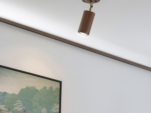 大正復古洋風 北美黑胡桃木吸頂燈 原木 手作 色溫三段切換 396LC