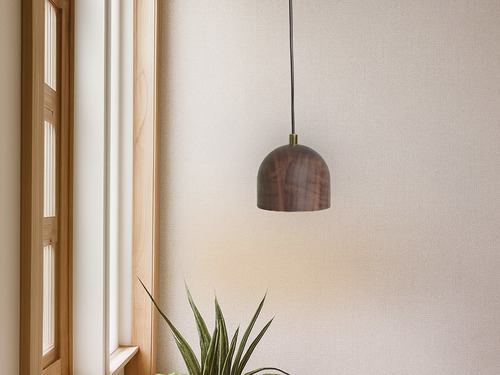 大正復古洋風 北美黑胡桃木吊燈 原木 職人手作 393LC