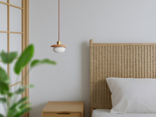 大正復古洋風 北美橡木吊燈 手作  433LC