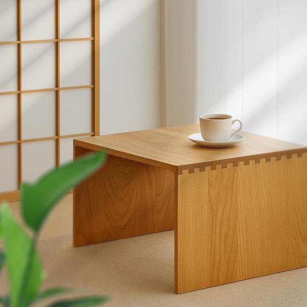 大正唯美 原木茶几 職人手作 北美黑胡桃櫻桃木 381NT