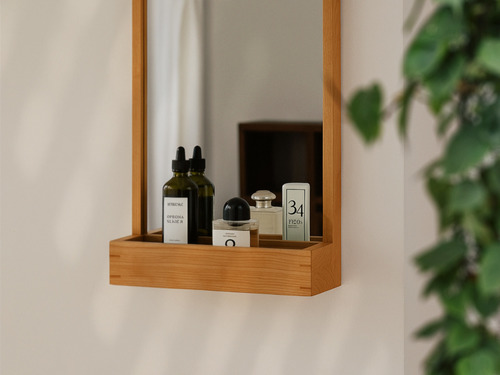 大正唯美 化妝鏡/黑胡桃/櫻桃木/職人手作 298NS