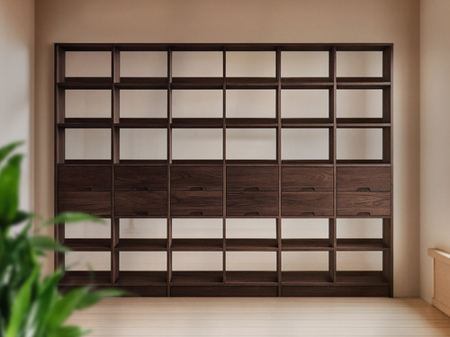 大正唯美 黑胡桃木收納架 櫻桃木 自由搭配  職人手作 249NS 訂製