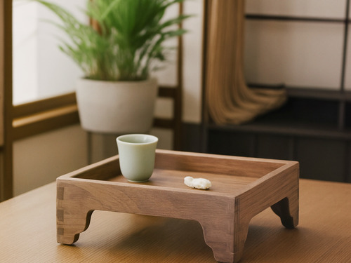 大正唯美 原木托盤茶盤 職人手作 北美黑胡桃木 937NT