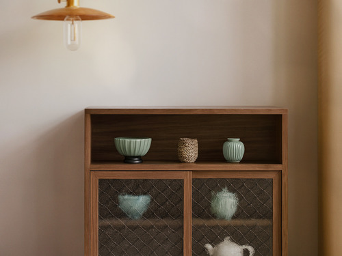 大正唯美 原木桌上滑門收納櫃 職人手作 北美黑胡桃木 936NS