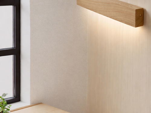 大正復古洋風 北美梣木壁燈(加長) 原木 職人手作 155LW