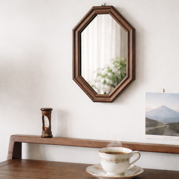 大正唯美 鏡子/柚木/黑胡桃/職人手作 455NA