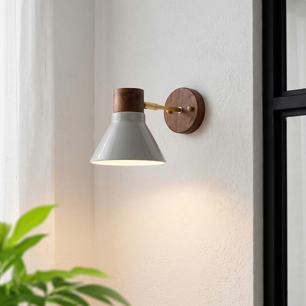 大正復古洋風 北美黑胡桃木壁燈 職人手作 475LW