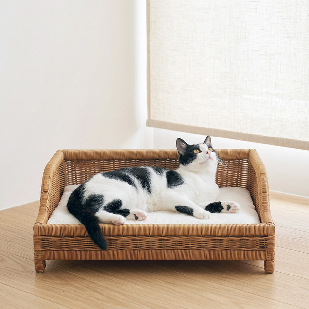 大正唯美 貓窩 籐編 職人手作 訂製 465NS