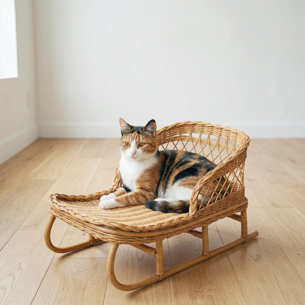 大正唯美 貓窩 籐編 職人手作 訂製 466NS