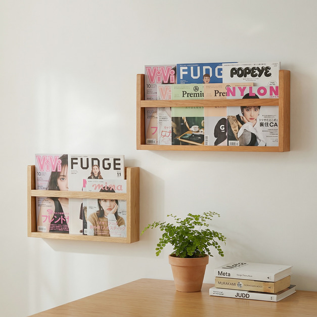 大正唯美 原木層板 雜誌架 書架 北美橡木 櫻桃木 胡桃木 職人手作 訂製 歡迎查詢 479NS