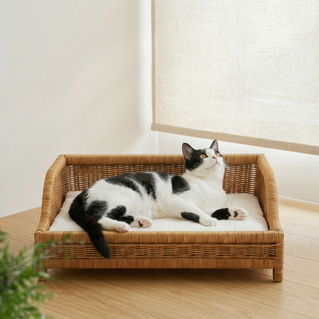 大正唯美 貓窩 籐編 職人手作 訂製 465NS