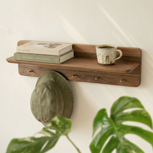 大正唯美 原木層板 衣帽架 北美橡木 胡桃木 職人手作 訂製 歡迎查詢 472NS