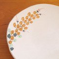 日本古物｜手繪花草餐盤_5
