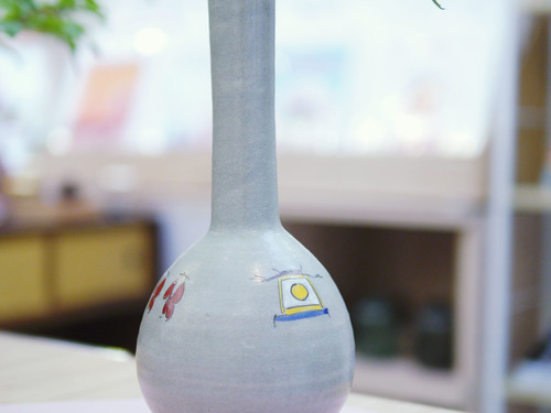 (已售出)奈良元窯 赤膚燒花瓶