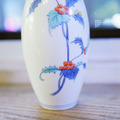 鍋島燒魯山窯手繪花果花瓶_3