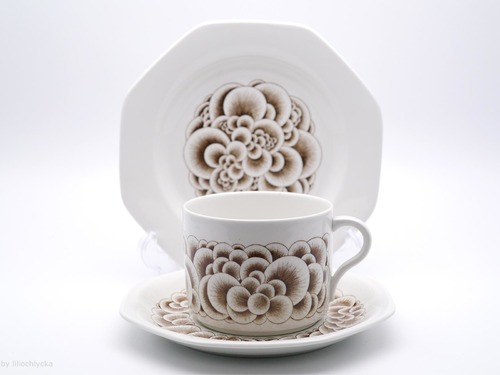 Rorstrand Korall 茶杯盤三件組(預購 歡迎傳訊詢價)