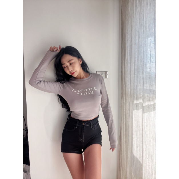 現貨｜韓版字母合身T桖