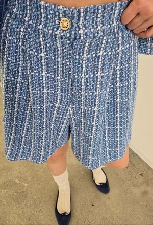 New 春.__香風軟呢短褲