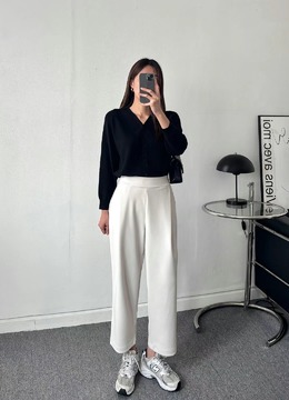 New 夏.__彈力收腹8分褲