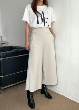 New 夏.__側口袋9分寬褲