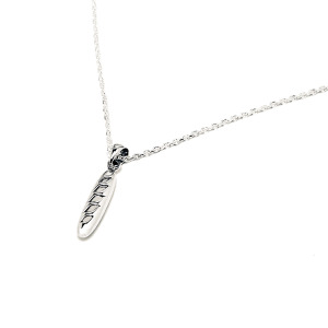 法國麵包銀項鍊