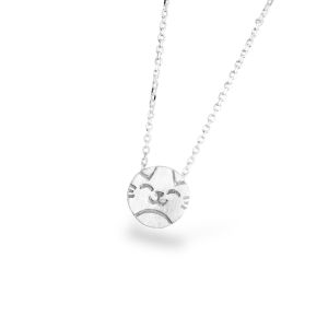 貓咪小銀球項鍊