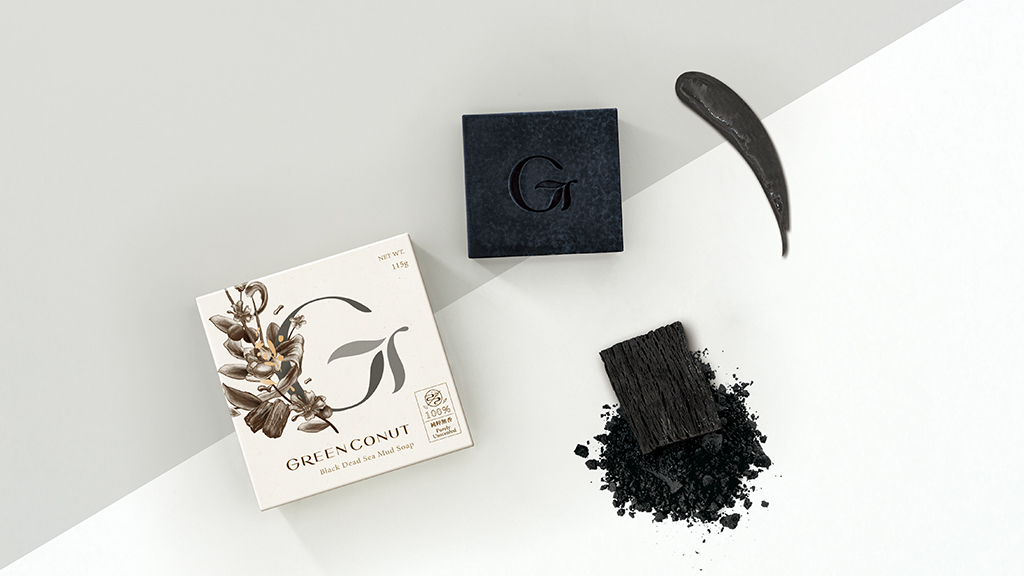 綠果手工皂-黑木死海泥皂