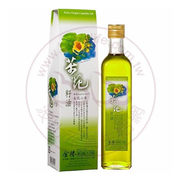 茶花籽油 (500ml/瓶)–金椿茶油工坊