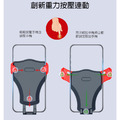 新款 連動鎖重力車用支架 卡扣 重力連動 冷氣出風口手機支架(黑色)_2