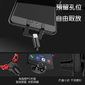新款 連動鎖重力車用支架 卡扣 重力連動 冷氣出風口手機支架(黑色)_3