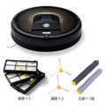 iRobot Roomba 800 900系列(860 890 895 960)掃地機器人配件組 主刷+邊刷+濾網 (7件組) (副廠)_1