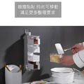 創意旋轉調味盒 廚房壁掛式收納調味罐(白色)_3