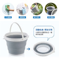 糖果色摺疊水桶 裝水/釣魚/露營/洗車(10公升)_1