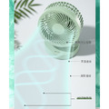 3D渦輪循環風扇 循環桌面風扇 (USB插電款)_1