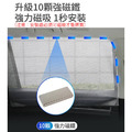 7D車用磁性反光窗簾 隔熱防曬遮陽簾 遮光簾_6