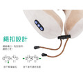U型記憶棉按摩枕 頸部按摩器 頸枕(灰棕色/USB充電)_7