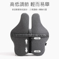 新升級 蝶型護腰靠墊 人體工學減壓靠背墊 太空記憶棉(深灰)_1