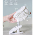 搖頭夾子風扇 自動擺頭 多角度+伸縮+壁掛 (USB充電)_1
