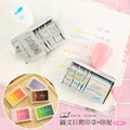 韓風 DIY滾輪日期印章 手帳/日記章 +印泥1pcs(顏色隨機)