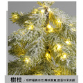 北歐風 聖誕樹燈 聖誕裝飾擺件 松針雪花樹_3