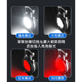 鑰匙扣隨身燈 可夾式COB燈 磁吸手電筒 USB充電 (圓形扣燈)_2