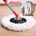 新型奈米超細纖維抗油汙 旋轉拖把通用拖布盤(白色/2入)