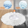 新型奈米超細纖維抗油汙 旋轉拖把通用拖布盤(白色/2入)_2