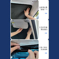 汽車前擋彈力遮陽板 鈦銀隔熱/抗UV/防曬遮陽簾_4